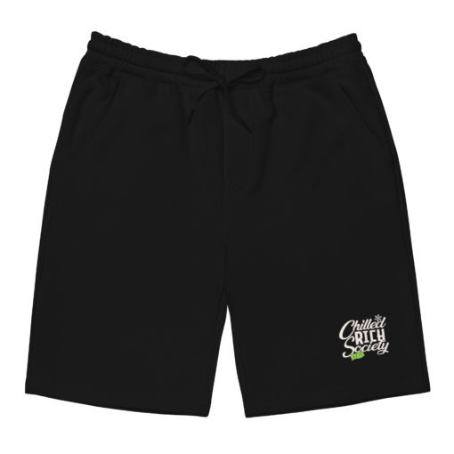 CSR Summer Black Shorts - Chilled Rich Society Collection