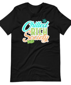CRS Black Tee - Chilled Rich Society Collection