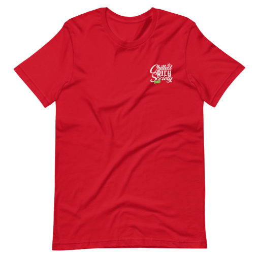 Don't Kill My Vibe Red Tee - Chilled Rich Society Collection